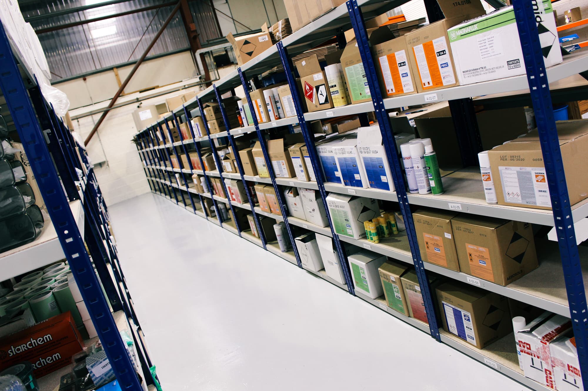 Pexa Floor Paint and Racking