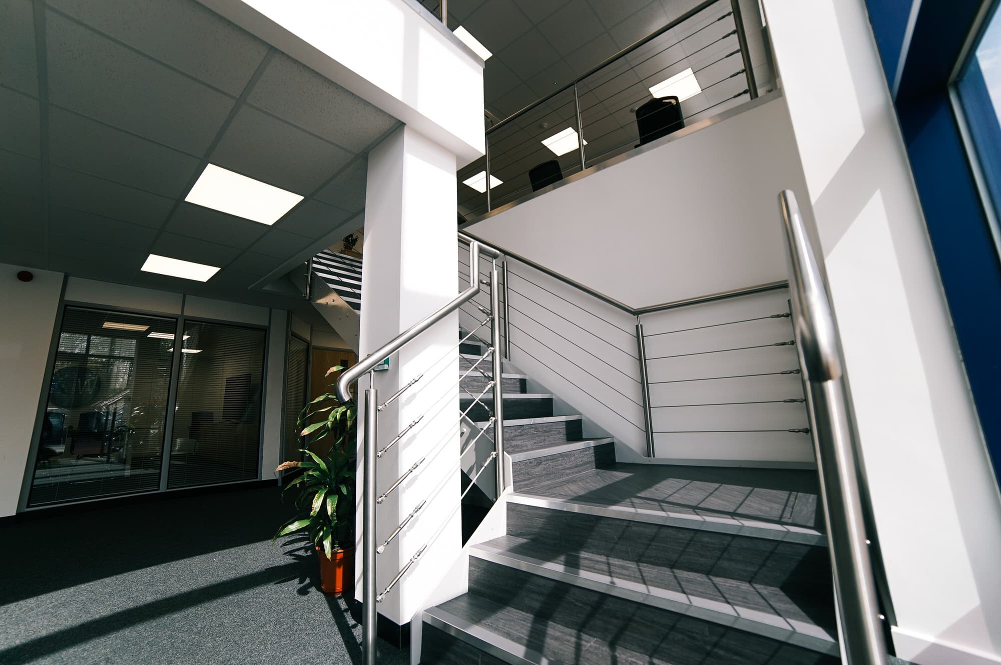 Office Mezzanine Floor Staircase